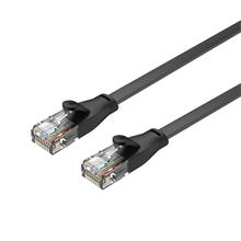 Unıtek Cat6 Patch Kablo 15Mt Flat 1Gbps, Siyah (C1814Gbk)