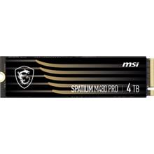 4Tb Msı Spatıum M480 Pro Nvme M.2 Ssd 