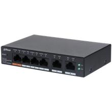 Dahua Cs4006-4Et-60 4 Port 4Xge-2Xge Yönetilebilir 60W Poe Switch