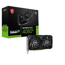 Msı Geforce Rtx 4060 Tı Ventus 2X Black 8G Oc Gddr6 8Gb Gddr6 Dp Hdmı 128Bit 