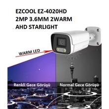 Ezcool Ez-4020Hd 2 Mp 3.6Mm Fullcolor Bullet Kamera 