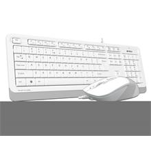 A4 Tech F1010 Q Usb Beyaz Tr Mm Klavye+Opt Mouse