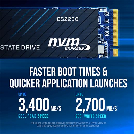 Pny Cs2230 2Tb 3300/2600 Nvme Pcıe M.2 Ssd (M280Cs2230-2Tb-Rb)