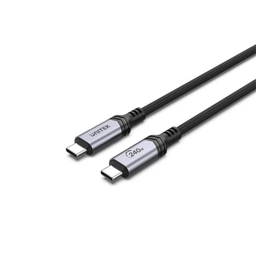 Unıtek Type-C Hızlı Şarj Kablosu 2Mt 240W (C14110Gy-2M)