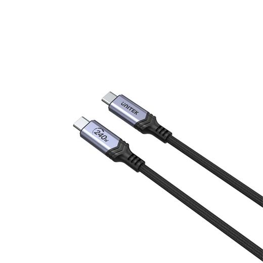 Unıtek Type-C Hızlı Şarj Kablosu 2Mt 240W (C14110Gy-2M)