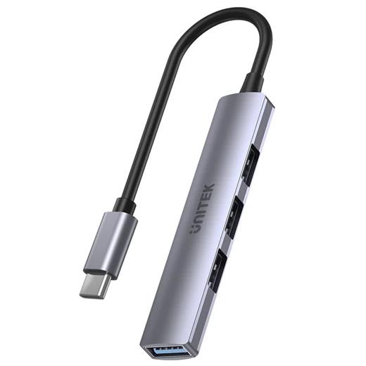 Unıtek Type-C To 4 Port Usb Hub (Usb3.0 + 3Xusb2.0) (H1208B)