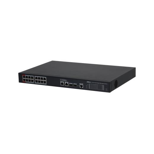Dahua S4220-16Gt-240 16 Port 16Xge-2Xge-2Xge/Sfp Yönetilebilir 240W Poe Switch