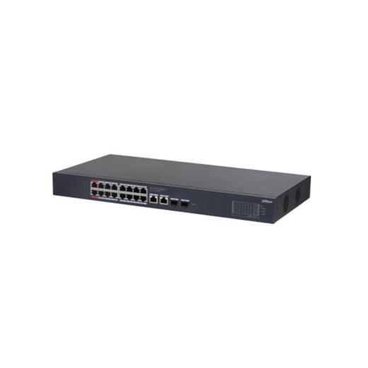 Dahua Cs4220-16Gt-240 16 Port 16Xge-2Xge-2Xge/Sfp Bulut Yönetilebilir 240W Poe Switch