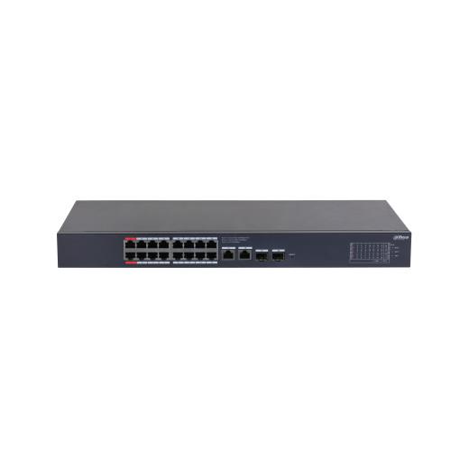 Dahua Cs4220-16Gt-240 16 Port 16Xge-2Xge-2Xge/Sfp Bulut Yönetilebilir 240W Poe Switch