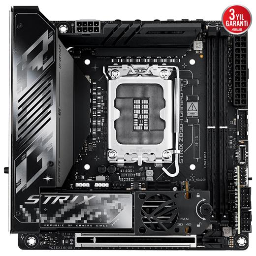 Asus Rog Strıx Z890-I Gamıng Wıfı Ddr5 2Xm2 Usb3.2 Rgb Lan Mını Itx