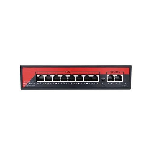 Ezcool Ez-08Psf-Fg 8Port 8Ge+2Ge F.Gigabit Poe Switch 120W