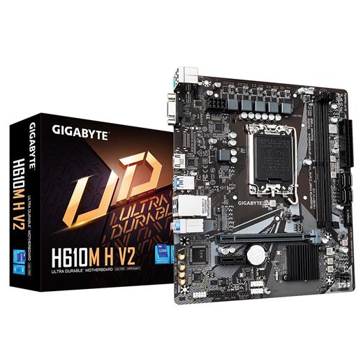 Gıgabyte H610M H V2 Ddr5 5600Mhz(Oc) Hdmı M.2 Matx 1700P