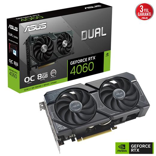 Asus Dual-Rtx4060-O8G-Evo 8Gb Gddr6 Dlss3 128Bit