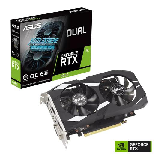 Asus Dual-Rtx3050-O6G Gddr6 Dvı Hdmı Dp 96Bit
