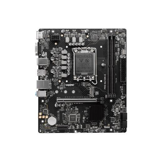 Msı Pro H610M-E Ddr5 5600Mhz(Oc) Hdmı Vga M.2 Matx 1700P