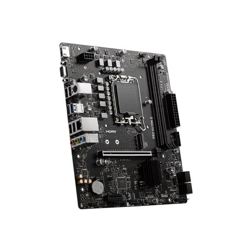 Msı Pro H610M-E Ddr5 5600Mhz(Oc) Hdmı Vga M.2 Matx 1700P