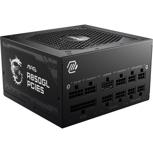 Msı Mag A850Gl Pcıe5 850W 80+ Gold Psu Fullmodular