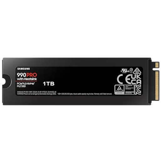 1Tb Samsung 990 Pro Soğutuculu M.2 Nvme 7450/6900Mb/S Mz-V9P1T0Cw (Resmi Distribütör Garantili)