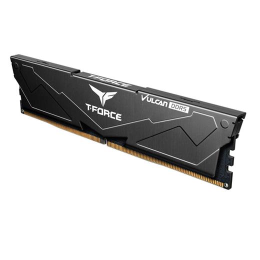 Team T-Force Vulcan Black 32Gb 2X16Gb 6400Mhz Ddr5 Cl40 Gaming Ram (Flbd532G6400Hc40Bdc01) 
