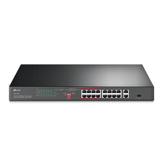 Tp-Lınk Tl-Sl1218P 16Port 10/100 Yönetilemez Poe Swıtch 