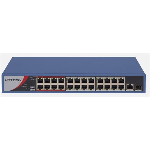 Hıkvısıon Ds-3E0326P-E/M(B) 24Xfe+1Xge-1Ge/Spf 240W Poe Swıtch