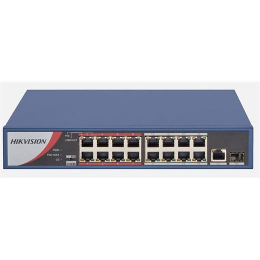 Hıkvısıon Ds-3E0318P-E/M 16Fex1Ge+1Ge/Sfp 130W Poe Switch