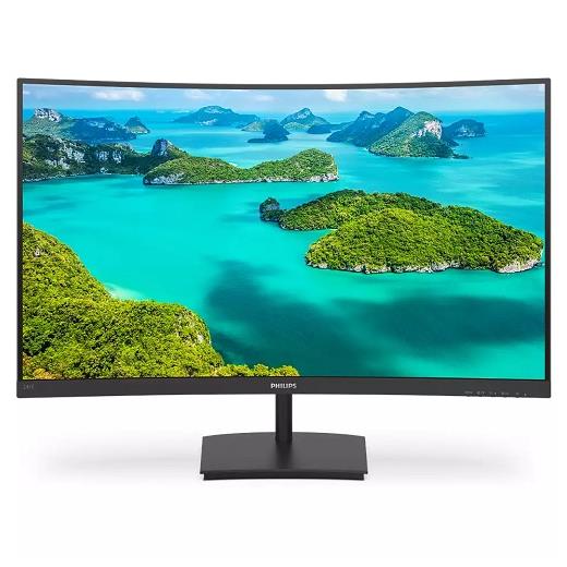 23.8 Phılıps 241E1Sc/00 Ips Curved Fhd 4Ms 75Hz Vga Hdmı 