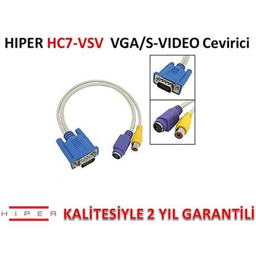 Hıper Hc7-Vsv Vga/S-Vıdeo Çevirici