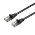 Unıtek Cat6 Patch Kablo 5Mt Flat 1Gbps, Siyah (C1812Gbk)