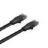 Unıtek Cat6 Patch Kablo 5Mt Flat 1Gbps, Siyah (C1812Gbk)
